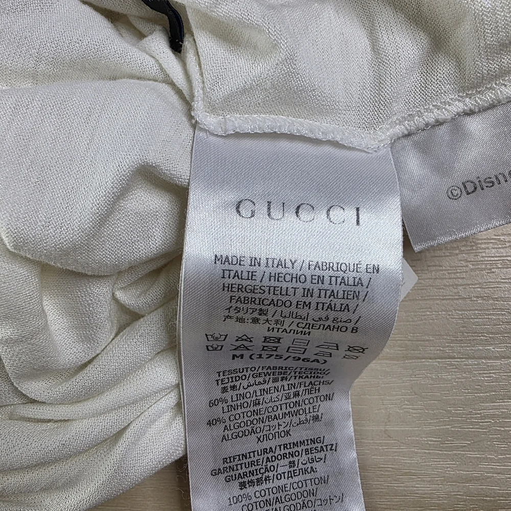 Gucci x‎ Disney Donald Duck Flash Ringer Shirt Men's Size Medium